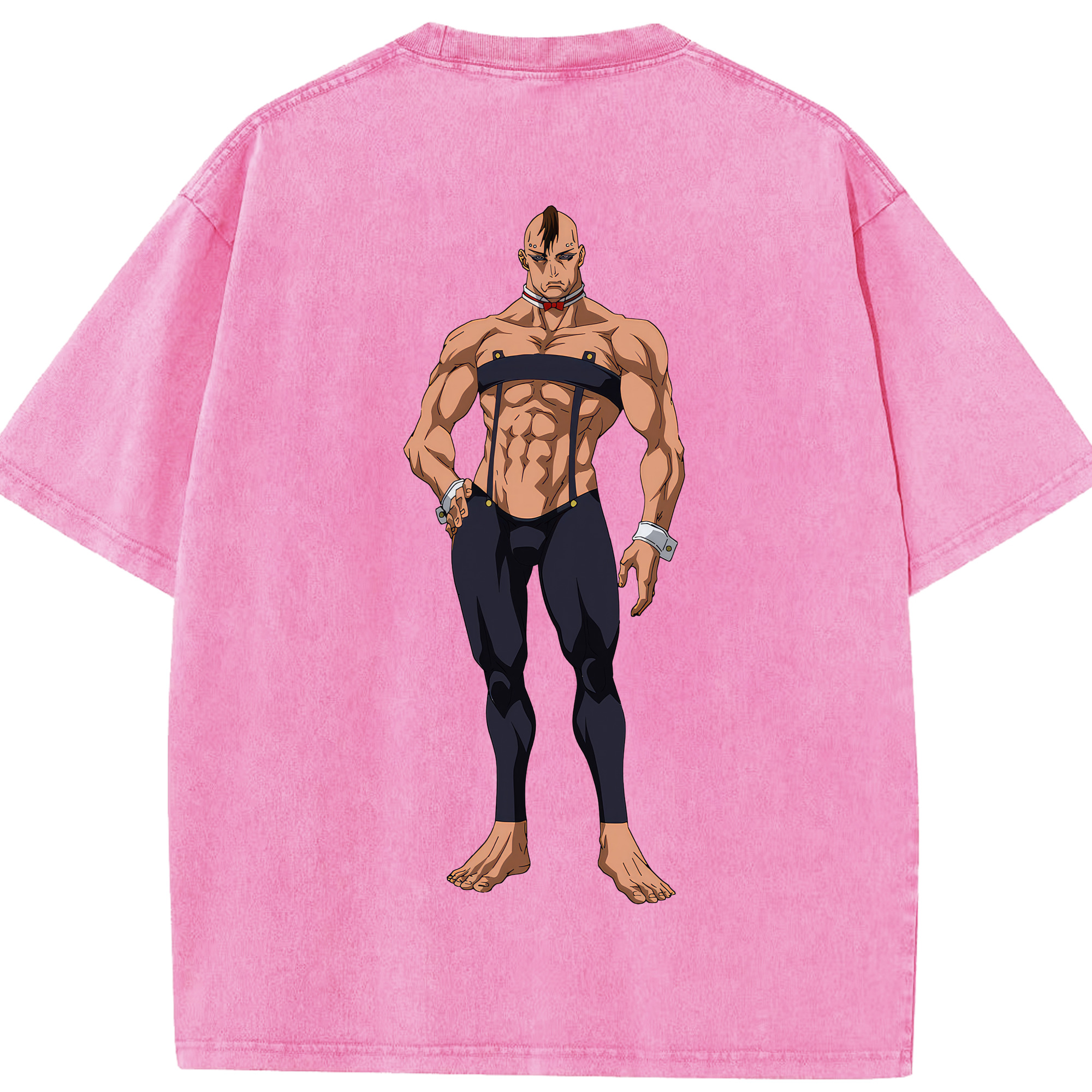 （画像用） 呪術廻戦 Jujutsu Kaisen 綿100% ヴィンテージ風 半袖Tシャツ（背面プリント）